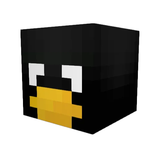cheirador_ Minecraft avatar head, 3D render