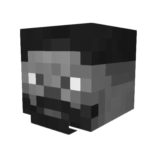 chekovsg Minecraft avatar head, 3D render