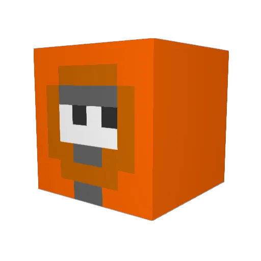 chelito73 Minecraft avatar head, 3D render