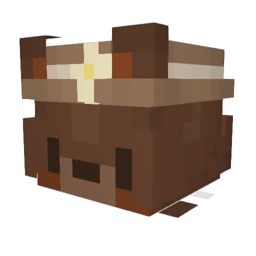 chellcc Minecraft avatar head, 3D render