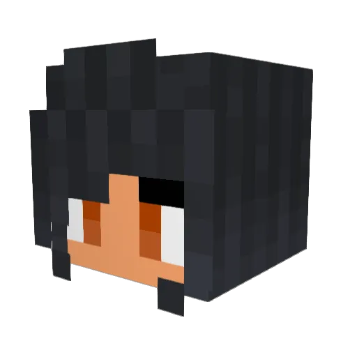 chellezgames Minecraft avatar head, 3D render