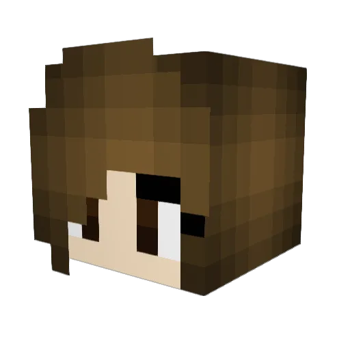 chels09 Minecraft avatar head, 3D render