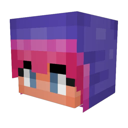 chelseasau Minecraft avatar head, 3D render
