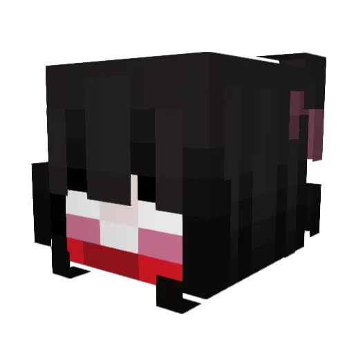 chelsyy Minecraft avatar head, 3D render