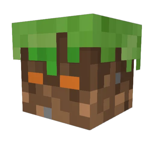 chemA_ Minecraft avatar head, 3D render