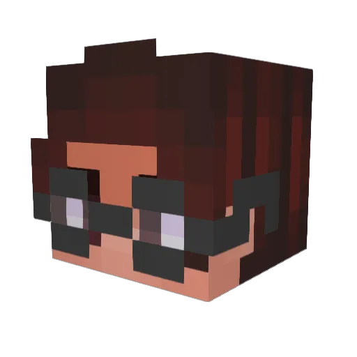 chemist3 Minecraft avatar head, 3D render