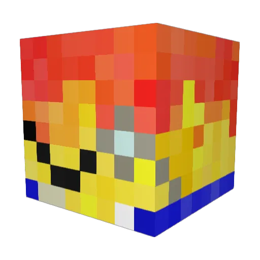 chemist8532 Minecraft avatar head, 3D render