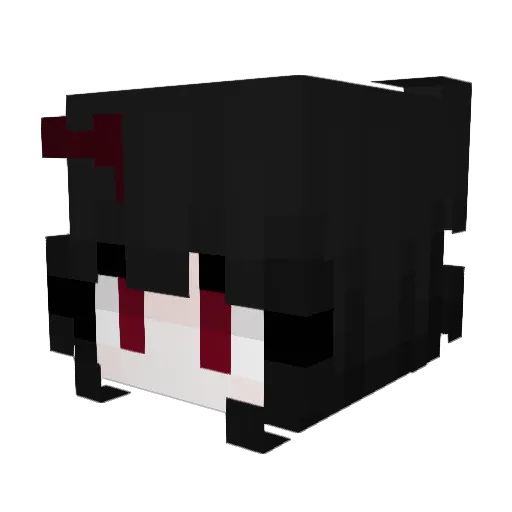 chemko_ Minecraft avatar head, 3D render