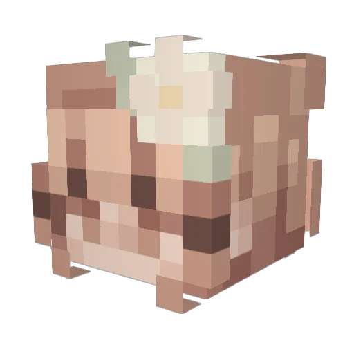 chemo21 Minecraft avatar head, 3D render