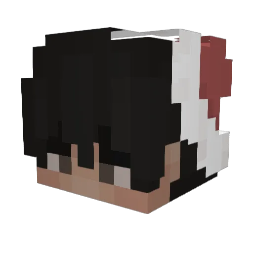 chemyeon Minecraft avatar head, 3D render