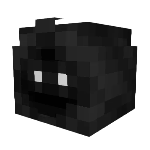 chen0802 Minecraft avatar head, 3D render