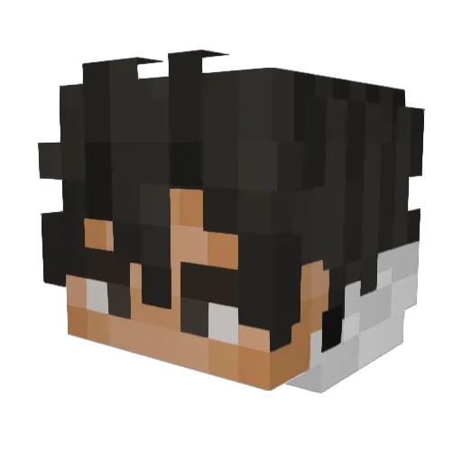 chenaenae Minecraft avatar head, 3D render