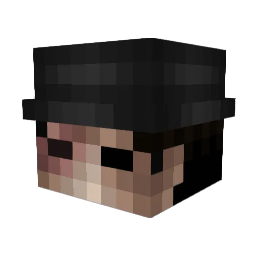 cheng1117 Minecraft avatar head, 3D render