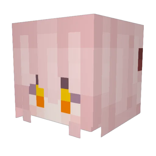 cheng22222 Minecraft avatar head, 3D render