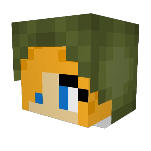 cheng831052 Minecraft avatar head, 3D render