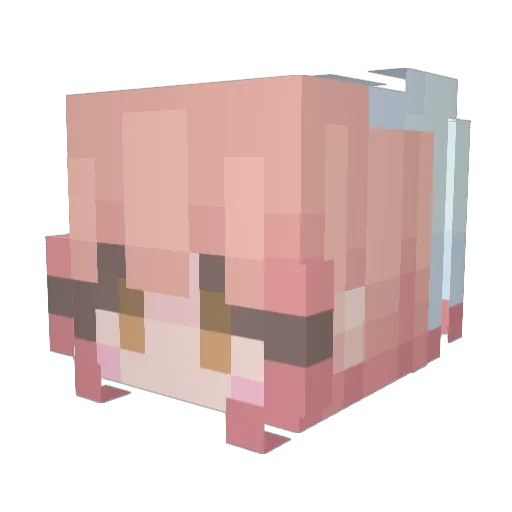 chengjie778 Minecraft avatar head, 3D render