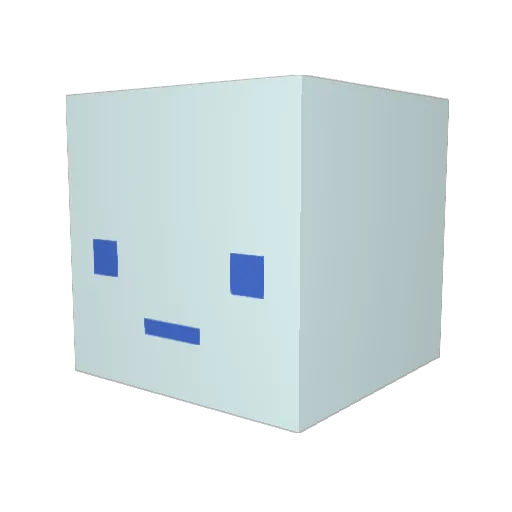 chenlery Minecraft avatar head, 3D render