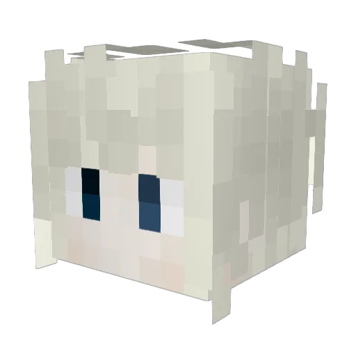 chenmingcong Minecraft avatar head, 3D render