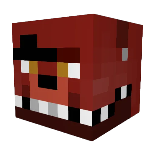 chennekotails Minecraft avatar head, 3D render