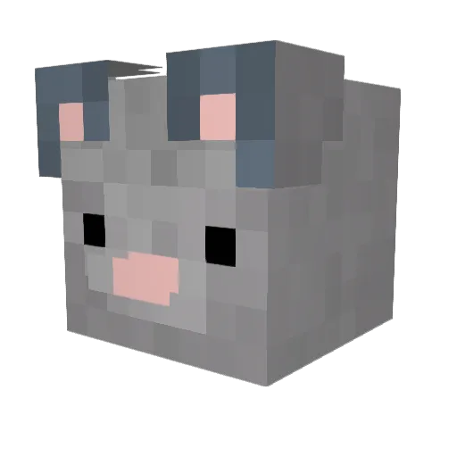 chenoskis Minecraft avatar head, 3D render