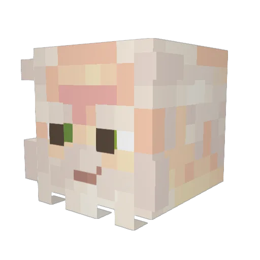 chenxing666 Minecraft avatar head, 3D render