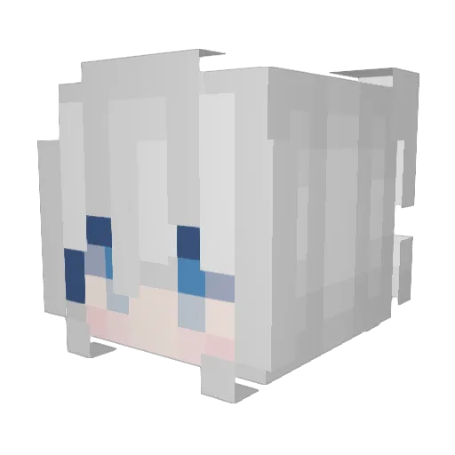 cheon_wol Minecraft avatar head, 3D render