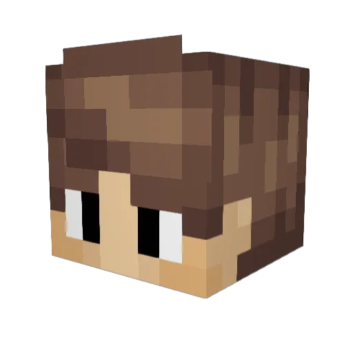 cherman123 Minecraft avatar head, 3D render