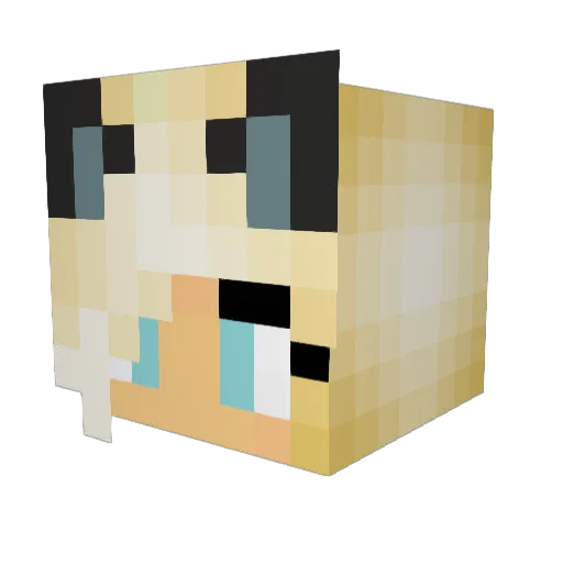 cherries25 Minecraft avatar head, 3D render