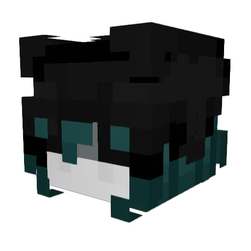 cherriibunnii Minecraft avatar head, 3D render