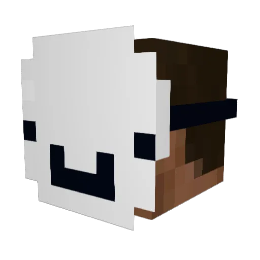 cherry085 Minecraft avatar head, 3D render