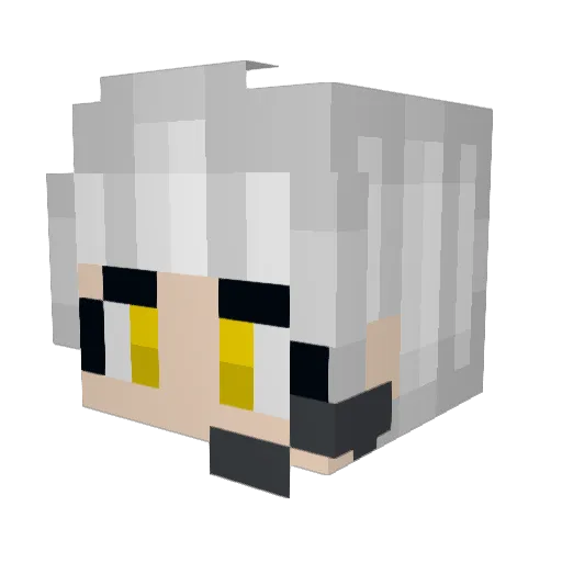 cherry1230 Minecraft avatar head, 3D render