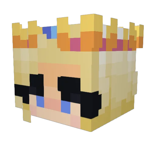 cherry_girl101 Minecraft avatar head, 3D render