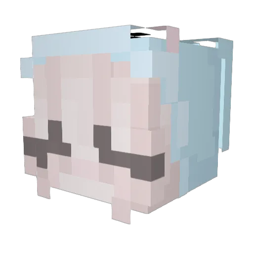 cherry_jubilee Minecraft avatar head, 3D render