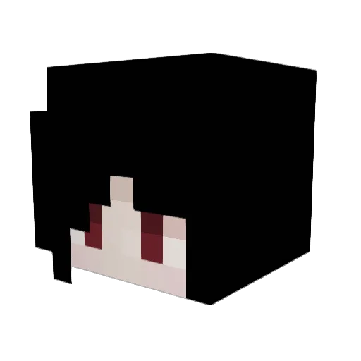 cherryestella Minecraft avatar head, 3D render