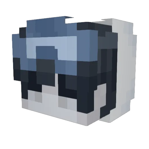 cherrylmaouwu Minecraft avatar head, 3D render