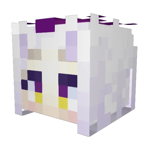 cherrystrips Minecraft avatar head, 3D render