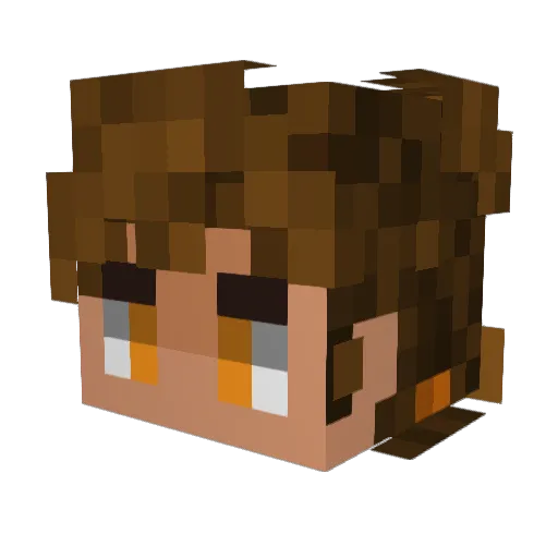 chescofsboping Minecraft avatar head, 3D render
