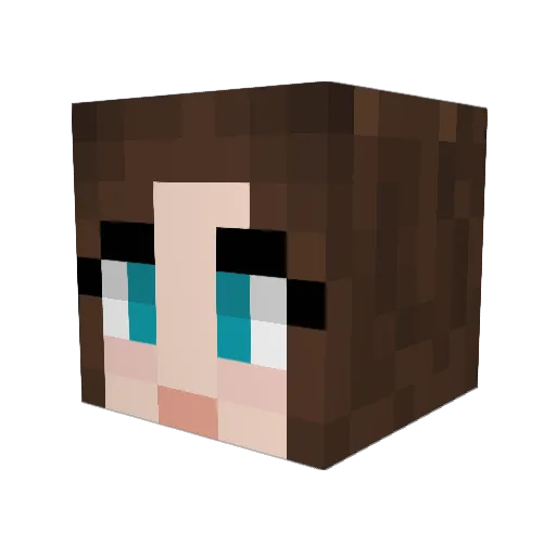 cheshire_cat01 Minecraft avatar head, 3D render