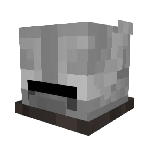 chestface_ Minecraft avatar head, 3D render