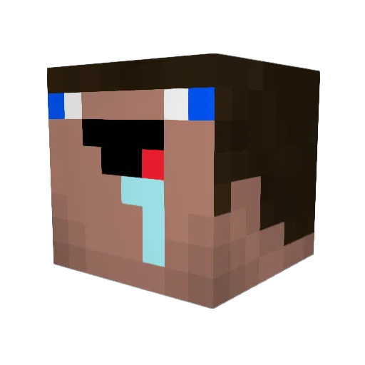 chestjugs420 Minecraft avatar head, 3D render