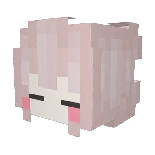chesuo23 Minecraft avatar head, 3D render