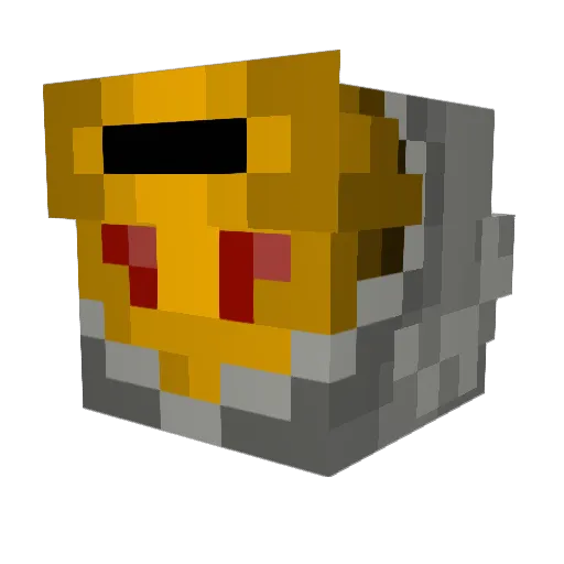 chetstandish Minecraft avatar head, 3D render