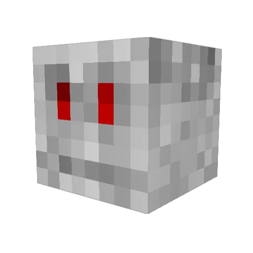 chewmieser Minecraft avatar head, 3D render