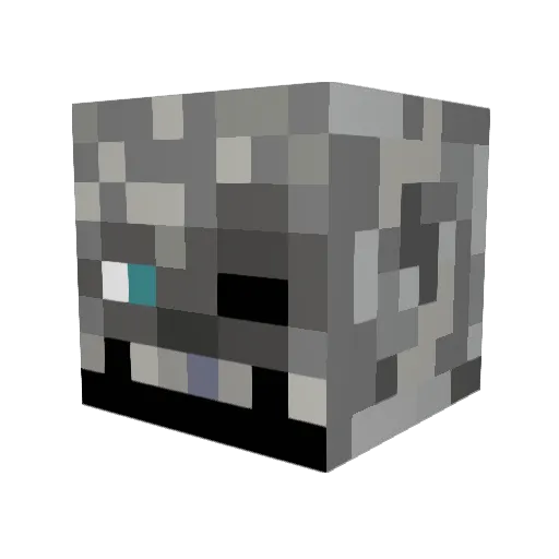 chewy102 Minecraft avatar head, 3D render