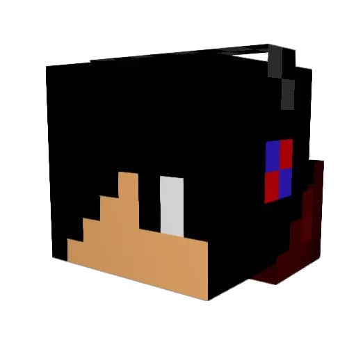 chewy6288 Minecraft avatar head, 3D render