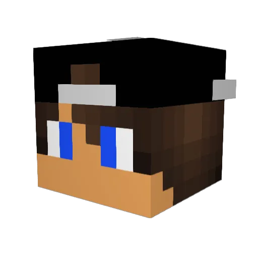 chewy_waffle Minecraft avatar head, 3D render