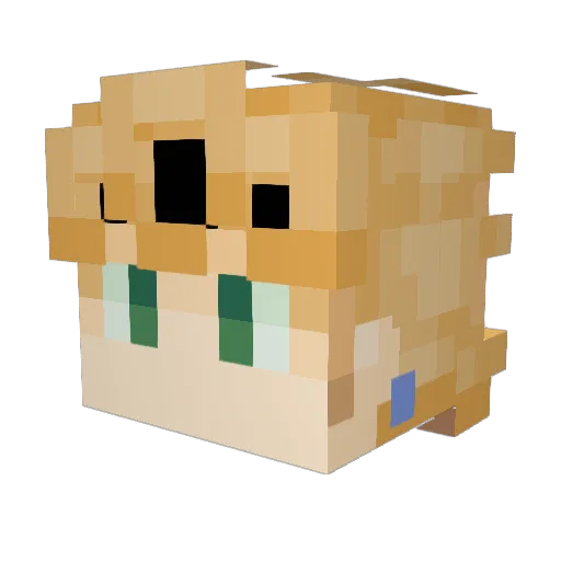 chexmexi17 Minecraft avatar head, 3D render