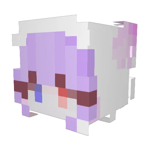 cheyeon16 Minecraft avatar head, 3D render