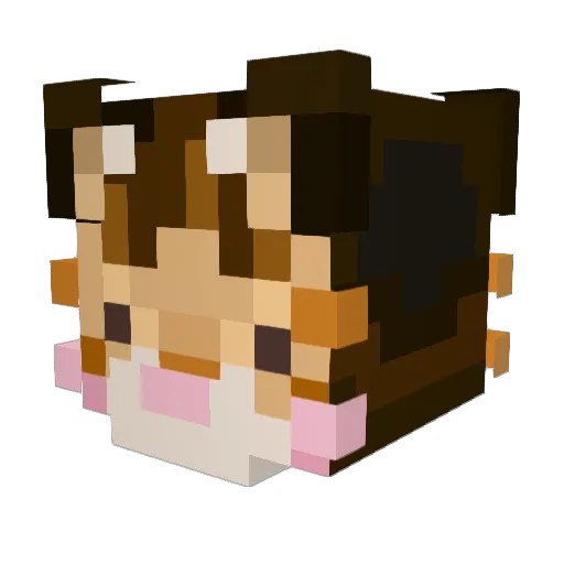 cheynando Minecraft avatar head, 3D render