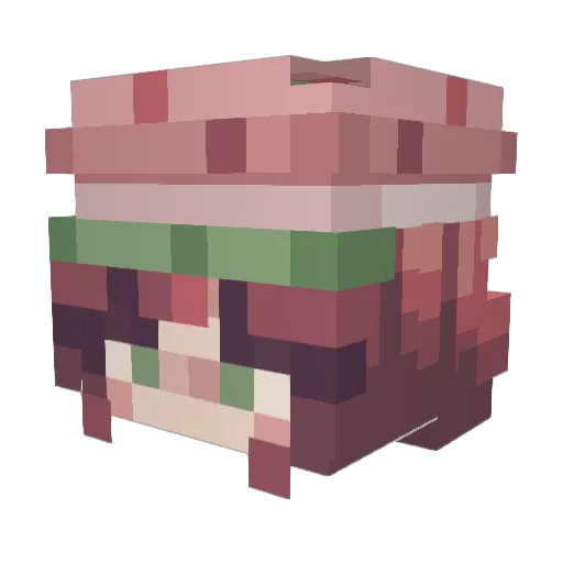 chezestick Minecraft avatar head, 3D render